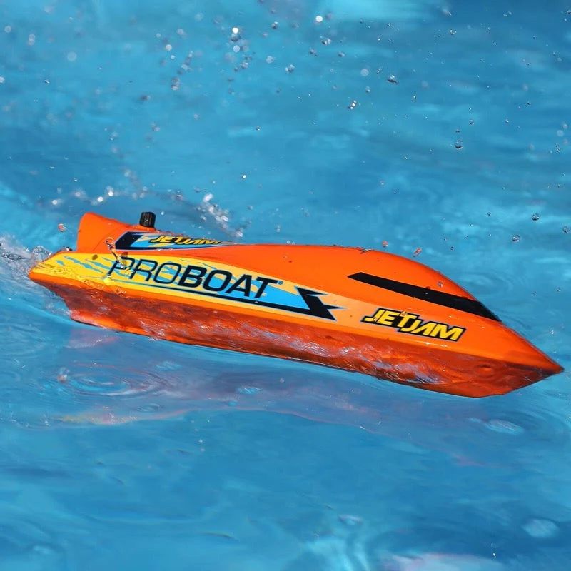 Pro Boat PRB08031V2T1 Jet Jam Pool Racer V2 RC Boat RTR Orange PRB08031V2T1 - Image 9