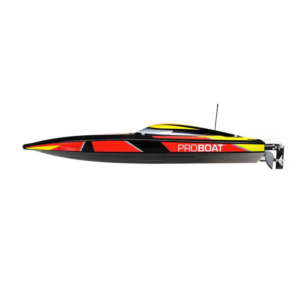 Pro Boat PRB08032V2T1 Sonicwake V2 36inch Self-Righting Brushless Deep-V RTR RC Boat Black - Image 11