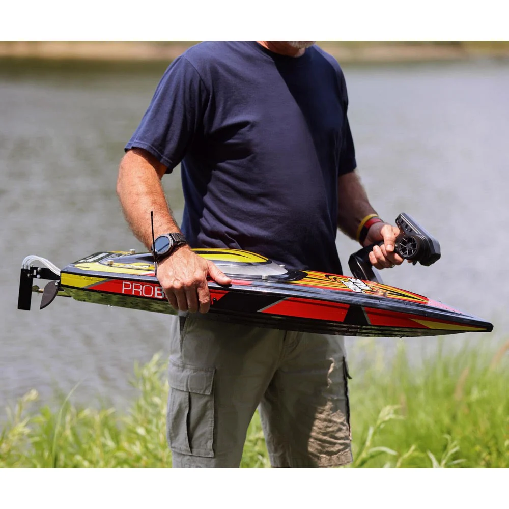 Pro Boat PRB08032V2T1 Sonicwake V2 36inch Self-Righting Brushless Deep-V RTR RC Boat Black - Image 15