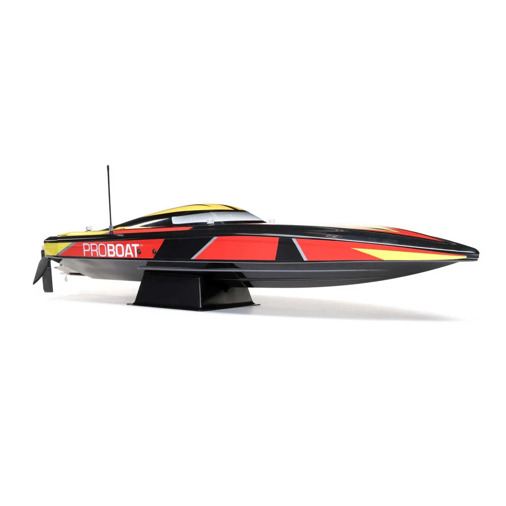 Pro Boat PRB08032V2T1 Sonicwake V2 36inch Self-Righting Brushless Deep-V RTR RC Boat Black - Image 5