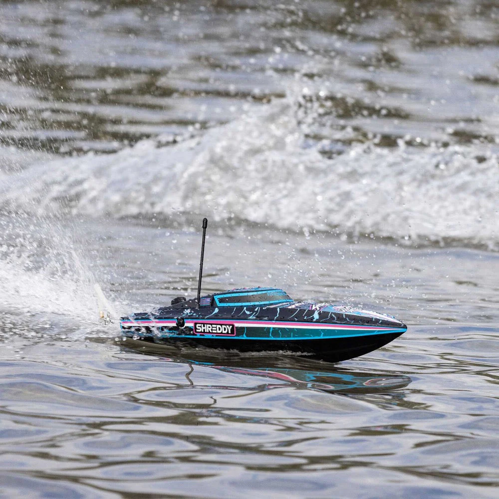 Pro Boat Recoil 2 18 inch Self-Righting Brushless Deep-V RC Boat Shreddy Black PRB08053T1 - Image 15