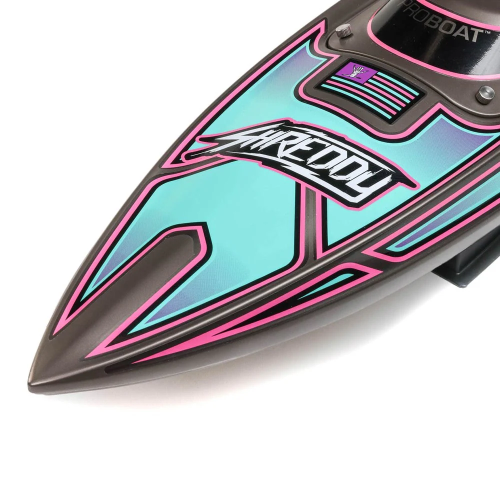 Pro Boat Shreddy Recoil 2 V2 26in Self Righting Brushless Gray Teal Shreddy RC Boat PRB08041V2T2 - Image 10