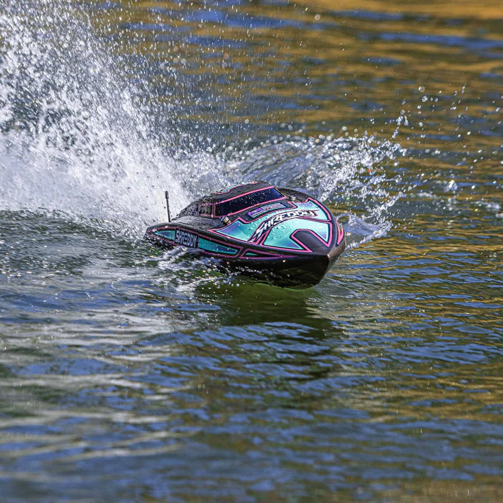 Pro Boat Shreddy Recoil 2 V2 26in Self Righting Brushless Gray Teal Shreddy RC Boat PRB08041V2T2 - Image 12