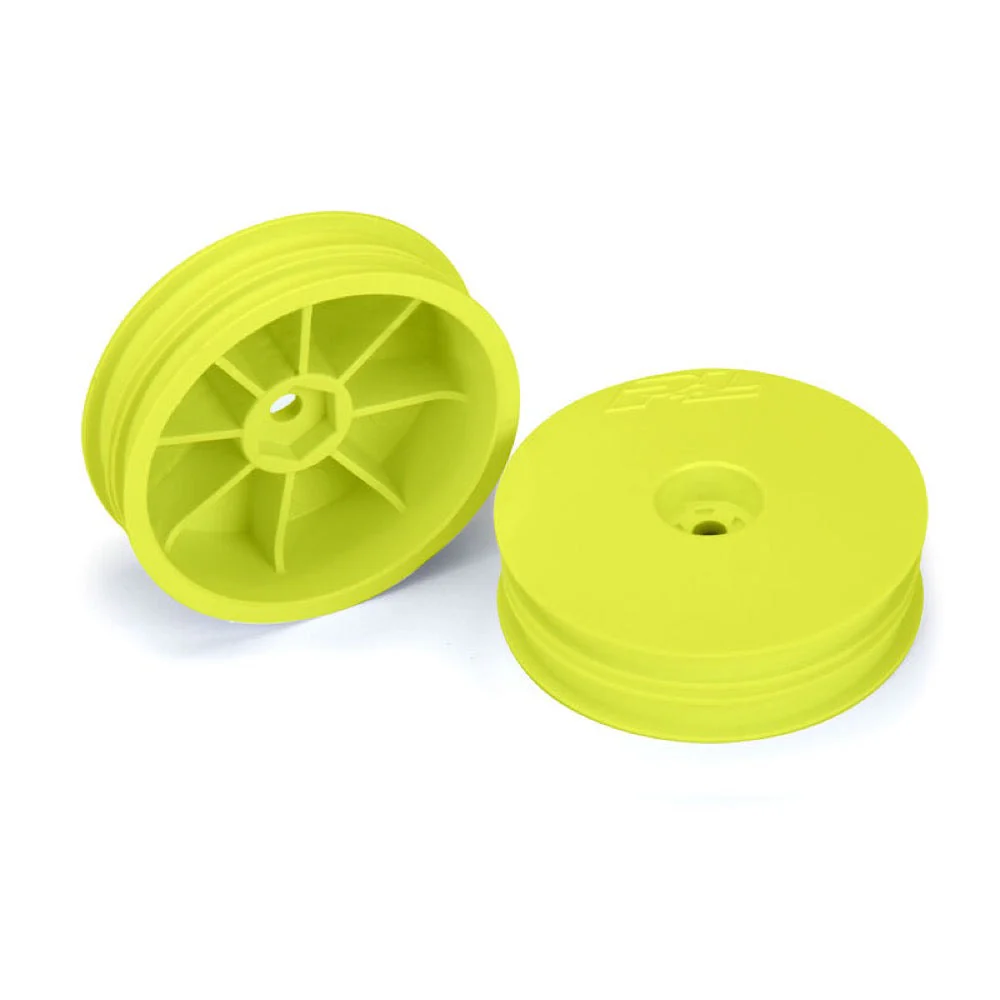 Proline PRO277802 1/10 Velocity Narrow 2.2in Yellow 2wd Front Buggy Wheel 12mm Hex 2pcs - Image 3