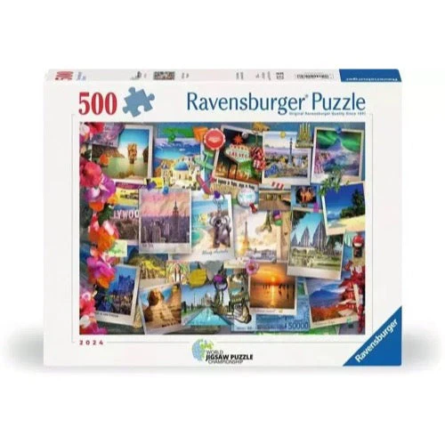 Ravensburger 01489-8 World Travel Pinboard Puzzle 500pc Jigsaw Puzzle
