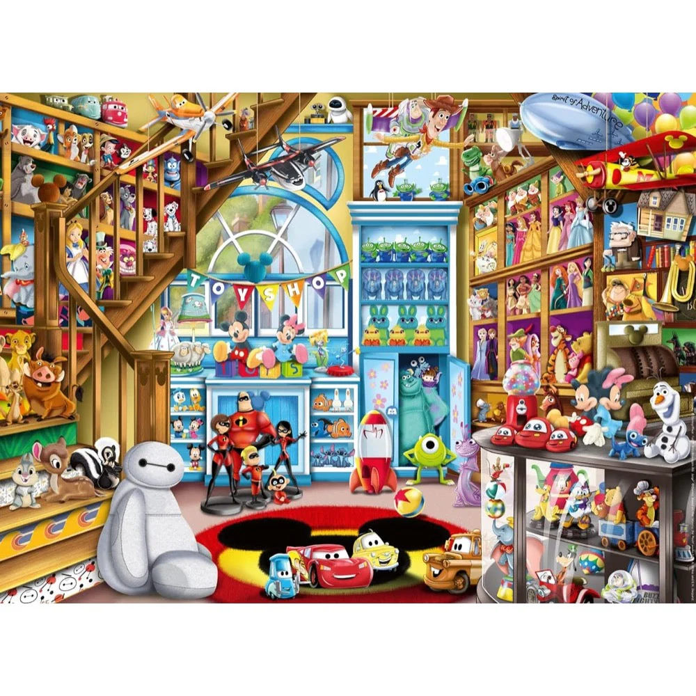 Ravensburger 00345-8 Disney Stamps & Toys 2x500pc Jigsaw Puzzle - Image 3