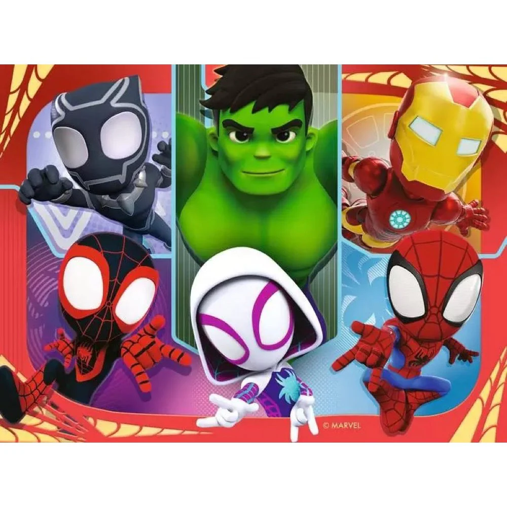 Ravensburger 01064-7 Spidey & His Amazing Friends It's Spidey Time 4 In a Box 12, 16, 20 & 24pc Jigsaw Puzzle - Image 5