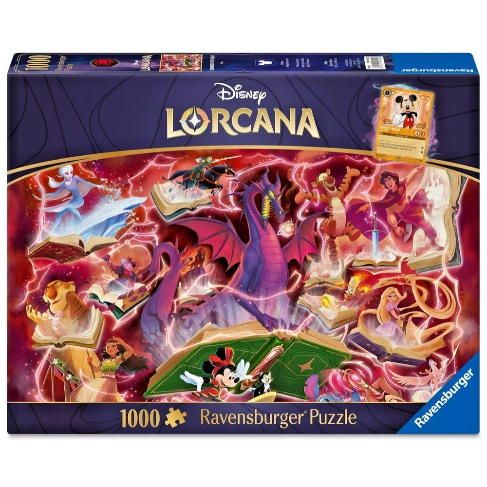Ravensburger 01624-3 Disney Lorcana Ruby 1000pc Jigsaw Puzzle