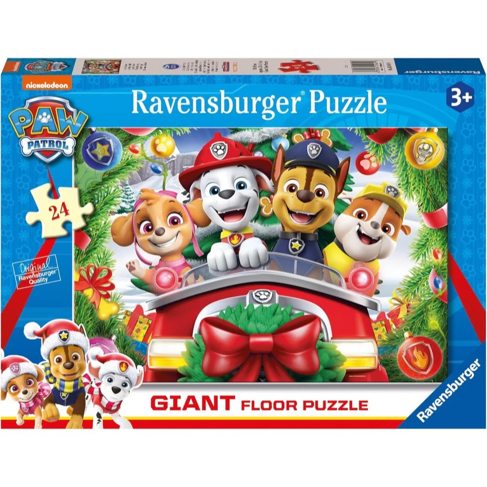 Ravensburger 03168-9 Paw Patrol Christmas Giant Floor 24pc Jigsaw Puzzle