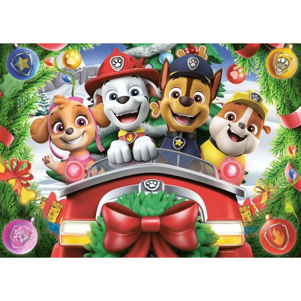 Ravensburger 03168-9 Paw Patrol Christmas Giant Floor 24pc Jigsaw Puzzle - Image 2
