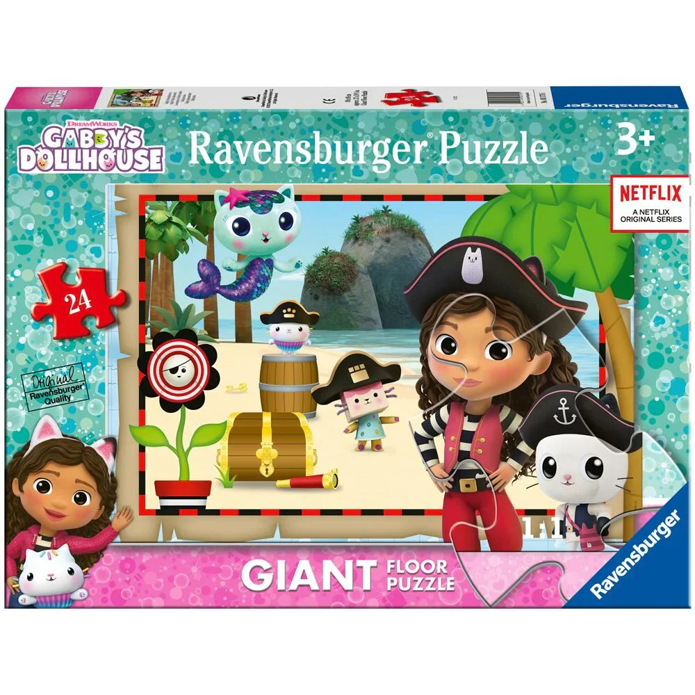 Ravensburger 03179-5 Gabby's Dollhouse Giant Floor 24pc Jigsaw Puzzle