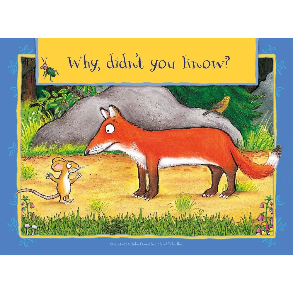 Ravensburger 04019-4 The Gruffalo 4 In a Box 12, 16, 20 & 24pc Jigsaw Puzzle - Image 2
