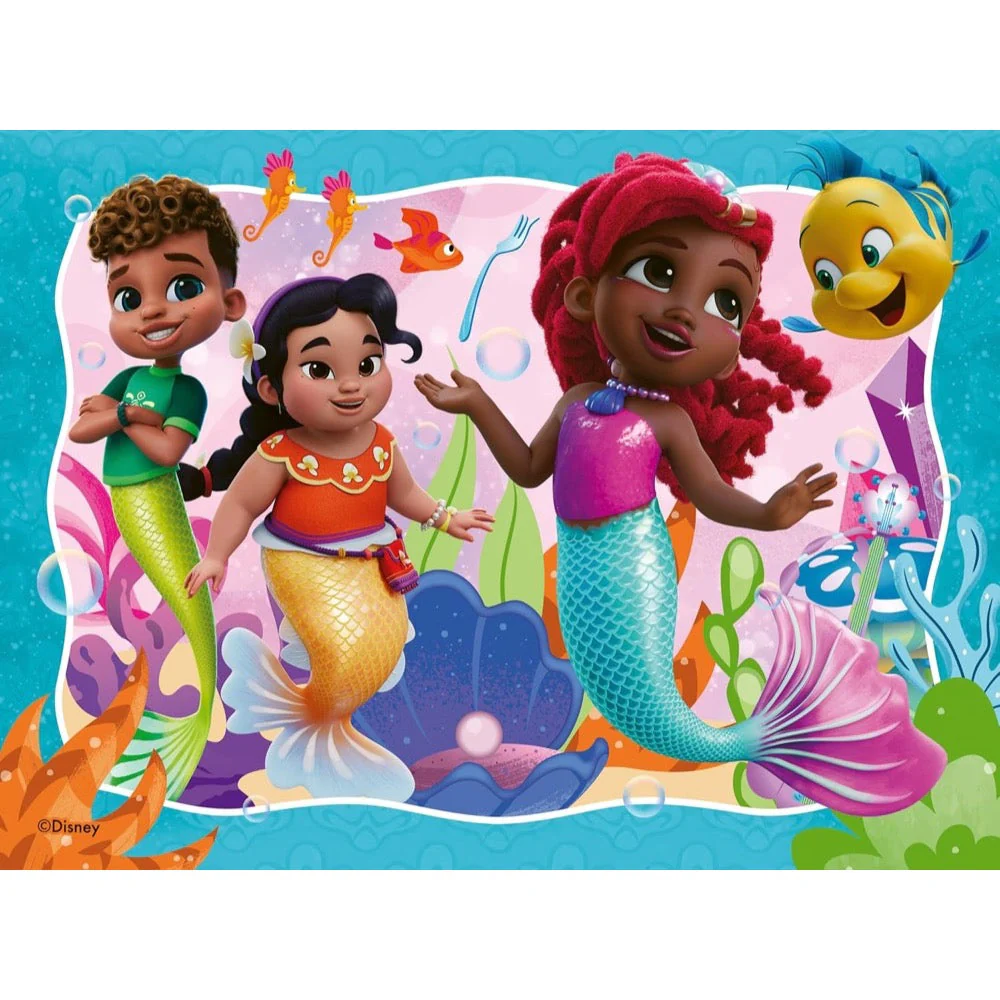 Ravensburger 04024-8 Disney Ariel 4 In a Box 12, 16, 20 & 24pc Jigsaw Puzzle - Image 4