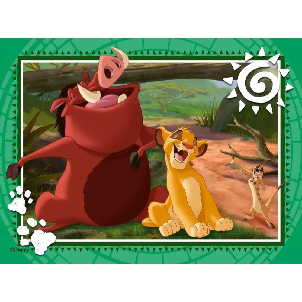 Ravensburger 04025-5 Disney The Lion King 4 In a Box 12, 16, 20 & 24pc Jigsaw Puzzle - Image 5