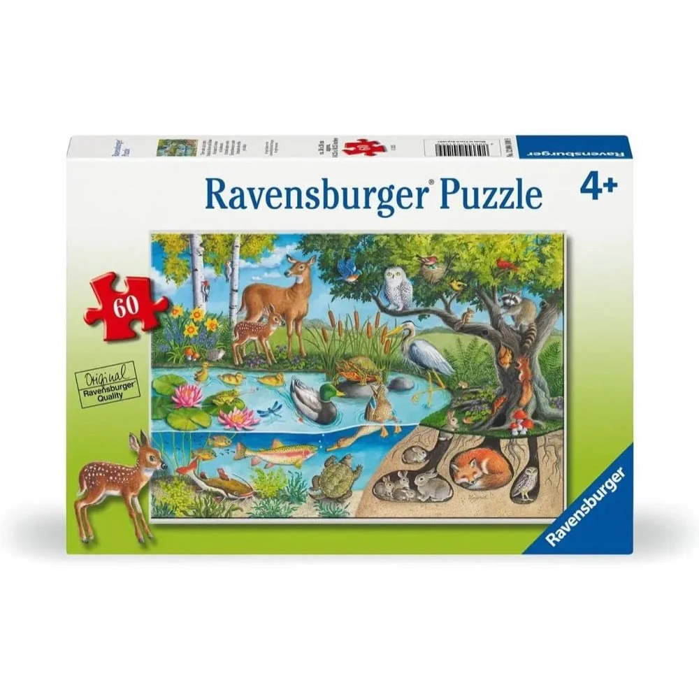 Ravensburger 04100-9 Animals Above And Below 60pc Jigsaw Puzzle