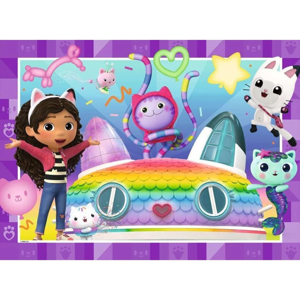 Ravensburger 04117-7 Gabby's Dollhouse Calls for a Party! 100pc Jigsaw Puzzle - Image 2