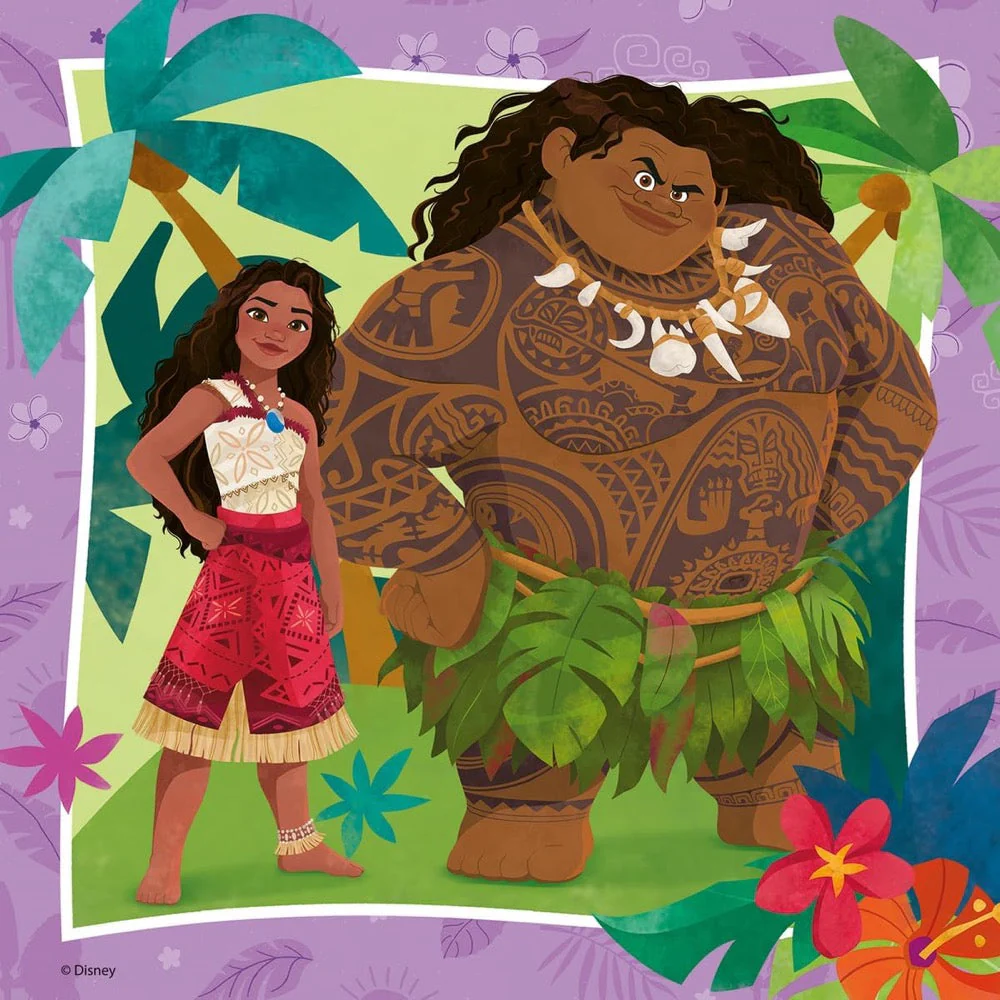 Ravensburger 04123-8 Disney Moana 2 Off to New Adventures 3x49pc Jigsaw Puzzle - Image 5