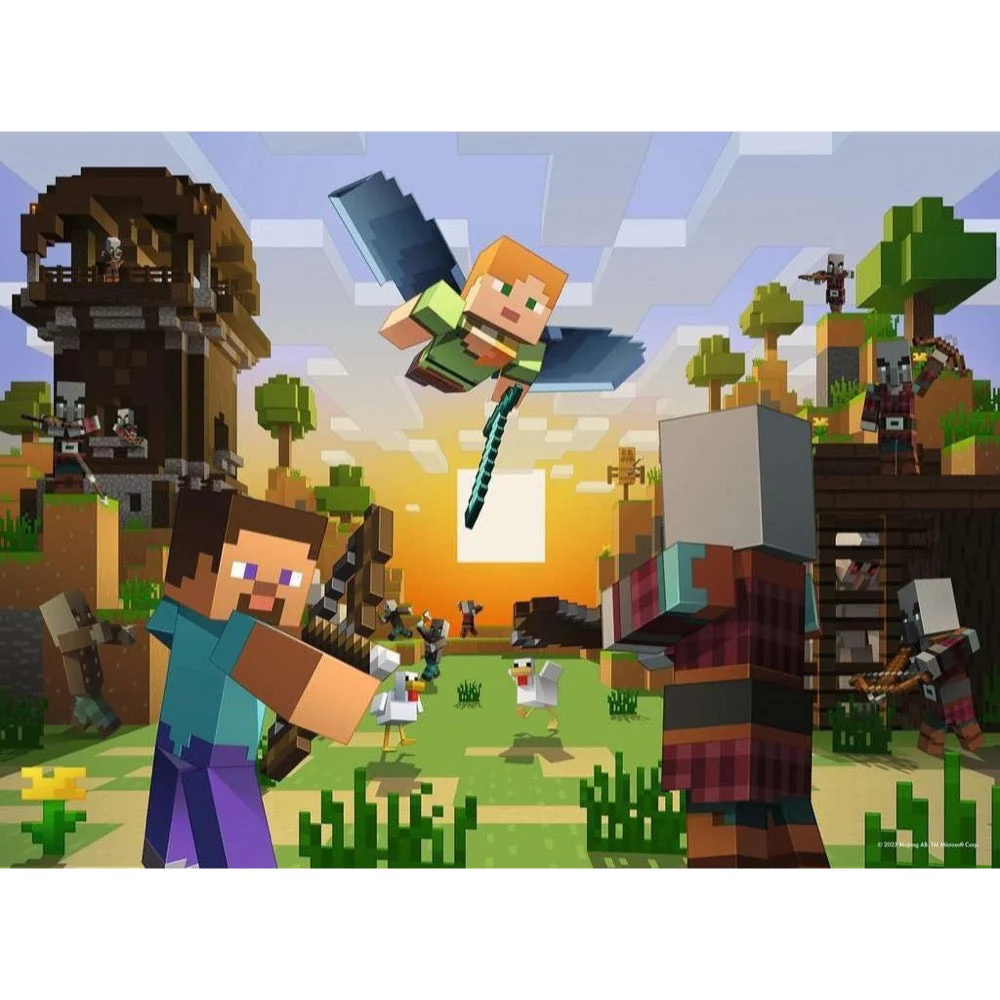 Ravensburger 04177-1 Minecraft Construction and Adventure 150pc Jigsaw Puzzle - Image 2