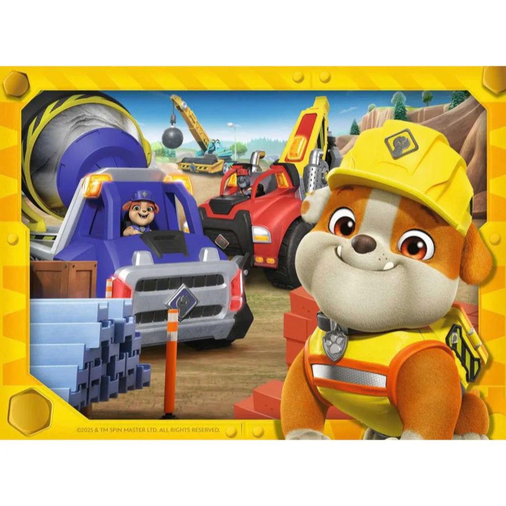Ravensburger 04188-7 Rubble & Crew 4 In a Box 12, 16, 20 & 24pc Jigsaw Puzzle - Image 4