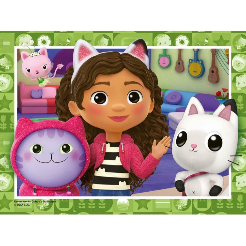 Ravensburger 04194-8 Gabby's Dollhouse The Movie 4 In a Box 12, 16, 20 & 24pc Jigsaw Puzzle - Image 5