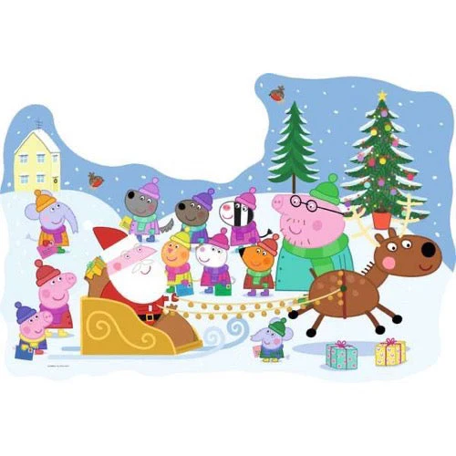 Ravensburger 05534-0 Peppa Pig Christmas Shaped 24pc Jigsaw Puzzle - Image 5