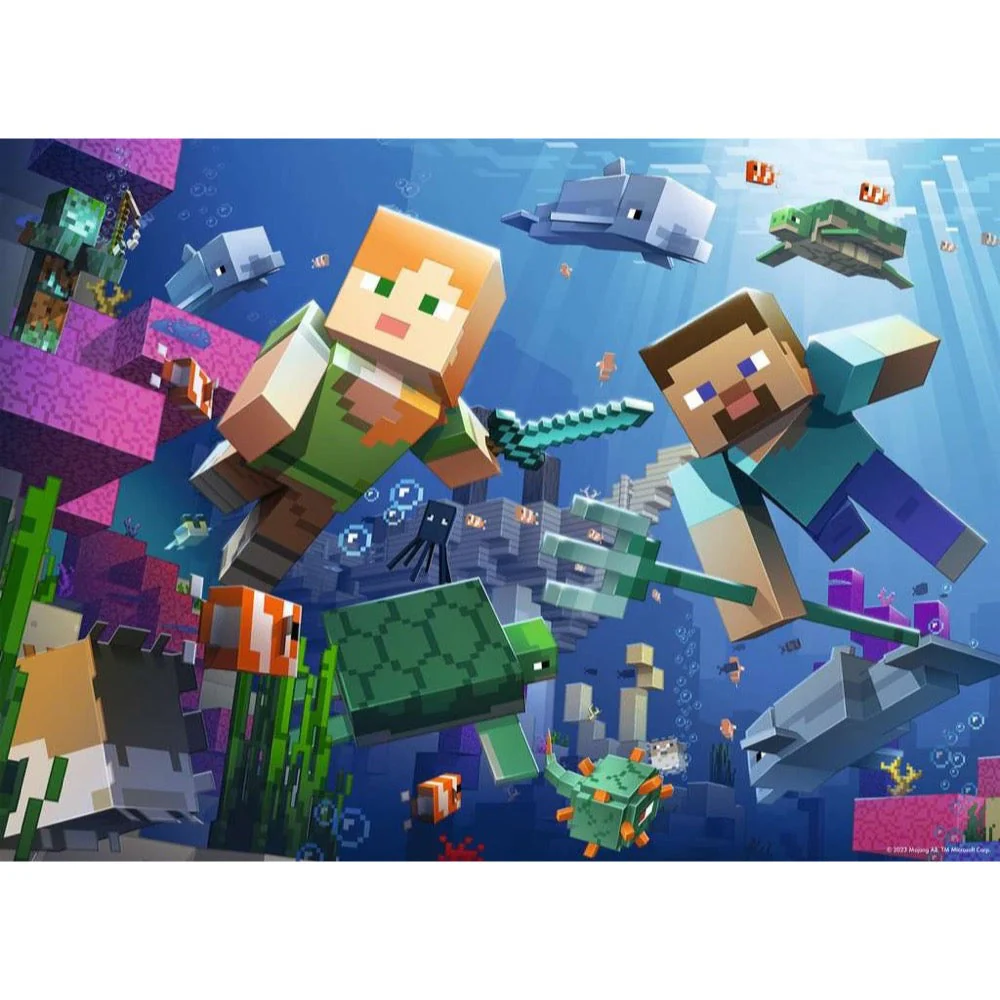 Ravensburger 05716-0 Minecraft Bumper Pack 4x100pc Jigsaw Puzzle - Image 6