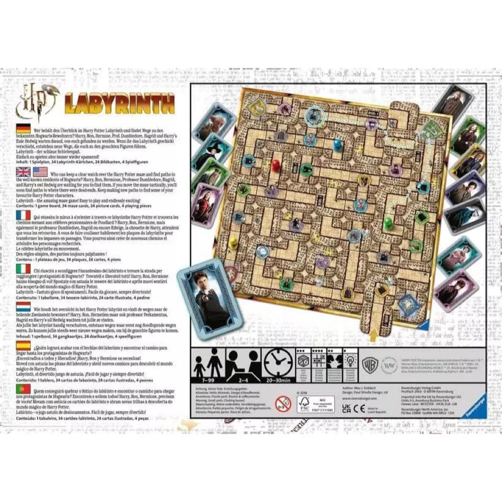 Ravensburger 26031-7 Harry Potter Labyrinth Game - Image 2