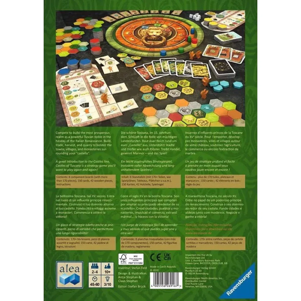 Ravensburger 26916-7 The Castles of Tuscany Game - Image 2