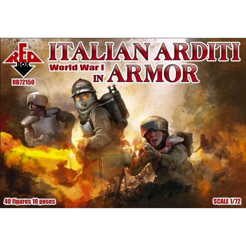 Red Box 72150 1/72 WWI Italian Arditi in Armor