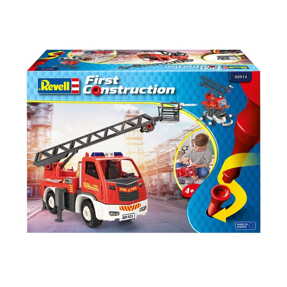 Revell 00914 1/20 Turntable Ladder Fire Truck - Image 2