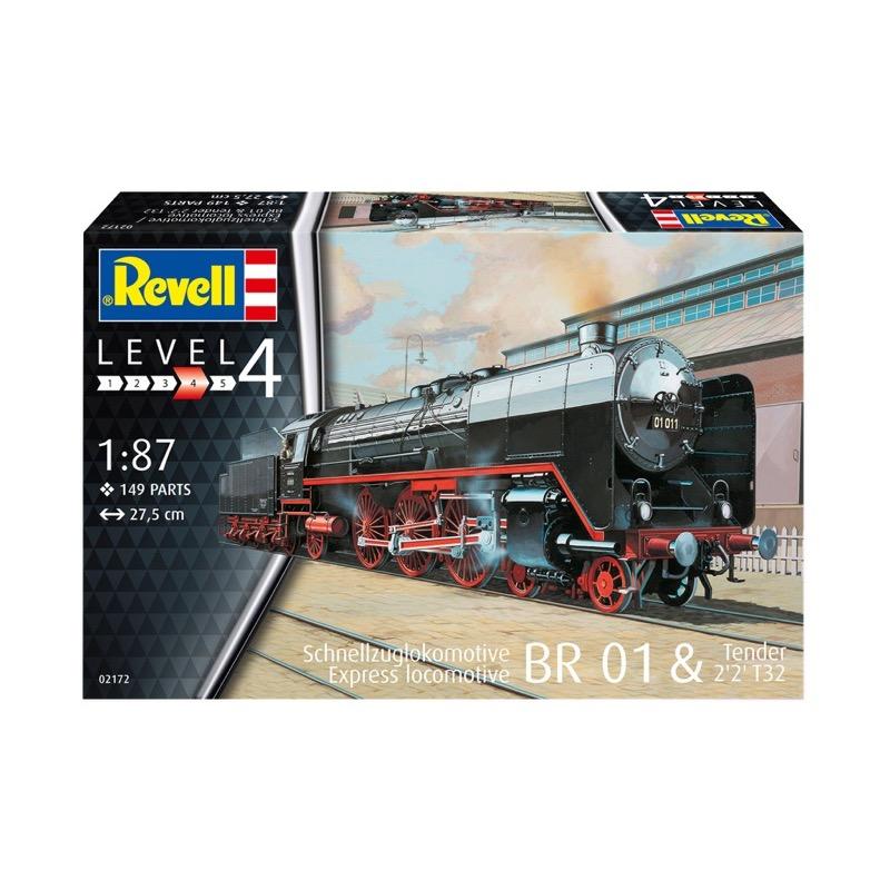 Revell 02172 1/87 Express Locomotive BR01 with Tender T32 - Image 2