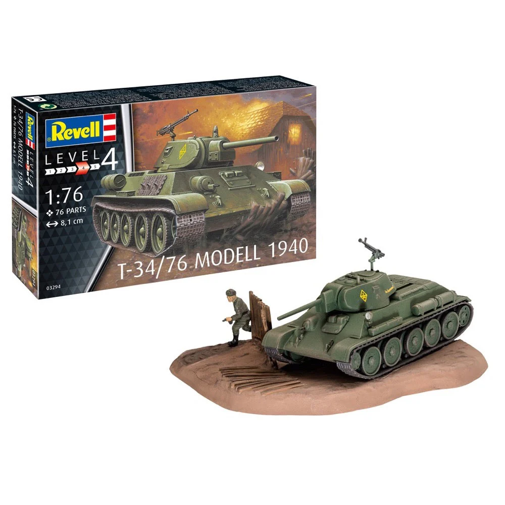 Revell 03294 1/76 Soviet T-34/76 Model 1940