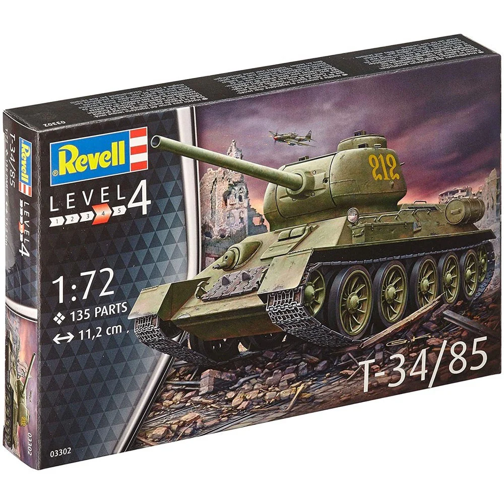 Revell 03302 1/72 T-34/85 - Image 7