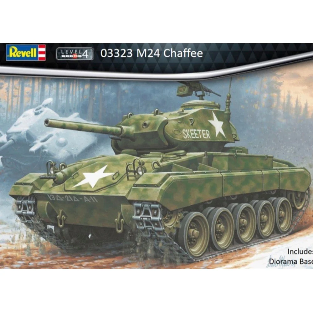 Revell 03323 1/72 M24 Chaffee