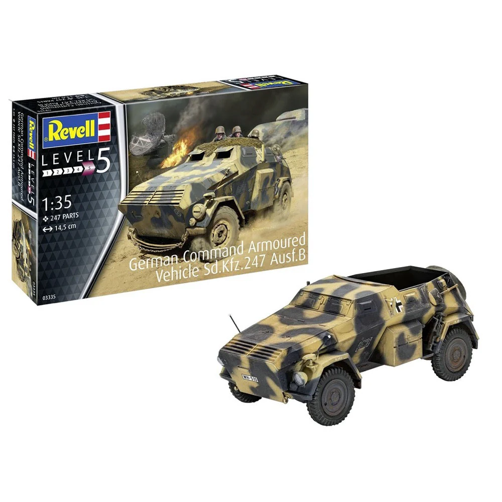 Revell 03335 1/35 German Armoured Command Car Sd. Kfz. 247 Ausf. B - Image 2