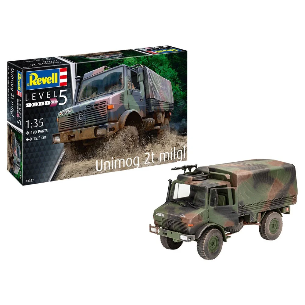 Revell 03337 1/35 Unimog 2t Mil gl - Image 7