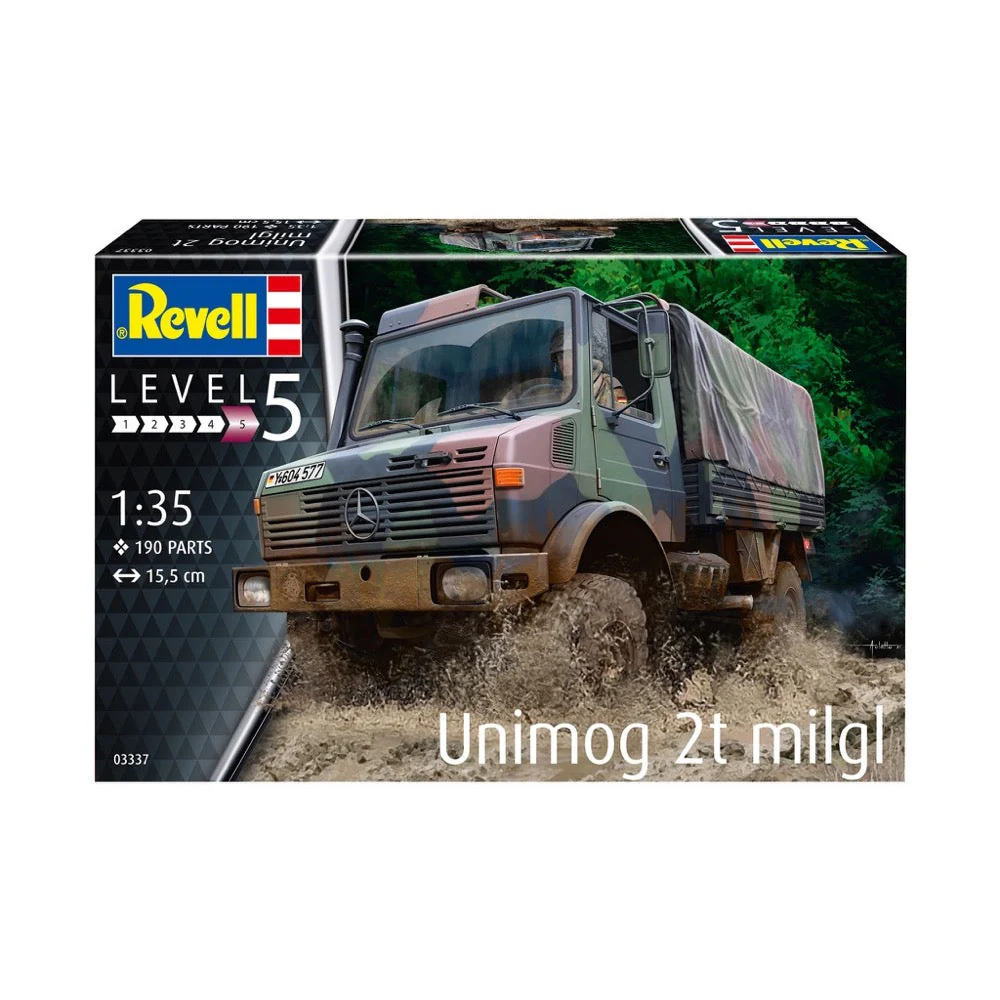 Revell 03337 1/35 Unimog 2t Mil gl - Image 9