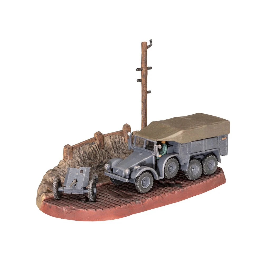 Revell 03344 1/76 Krupp Protze KFZ 69 with 3.7cm Pak - Image 2