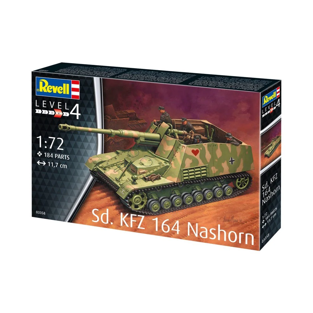 Revell 03358 1/72 Sd.Kfz.164 Nashorn - Image 3
