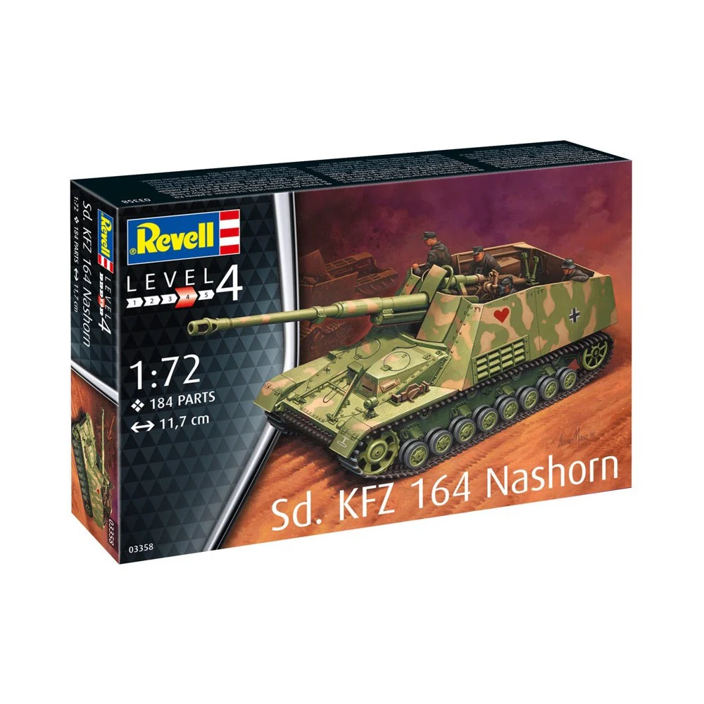 Revell 03358 1/72 Sd.Kfz.164 Nashorn - Image 4