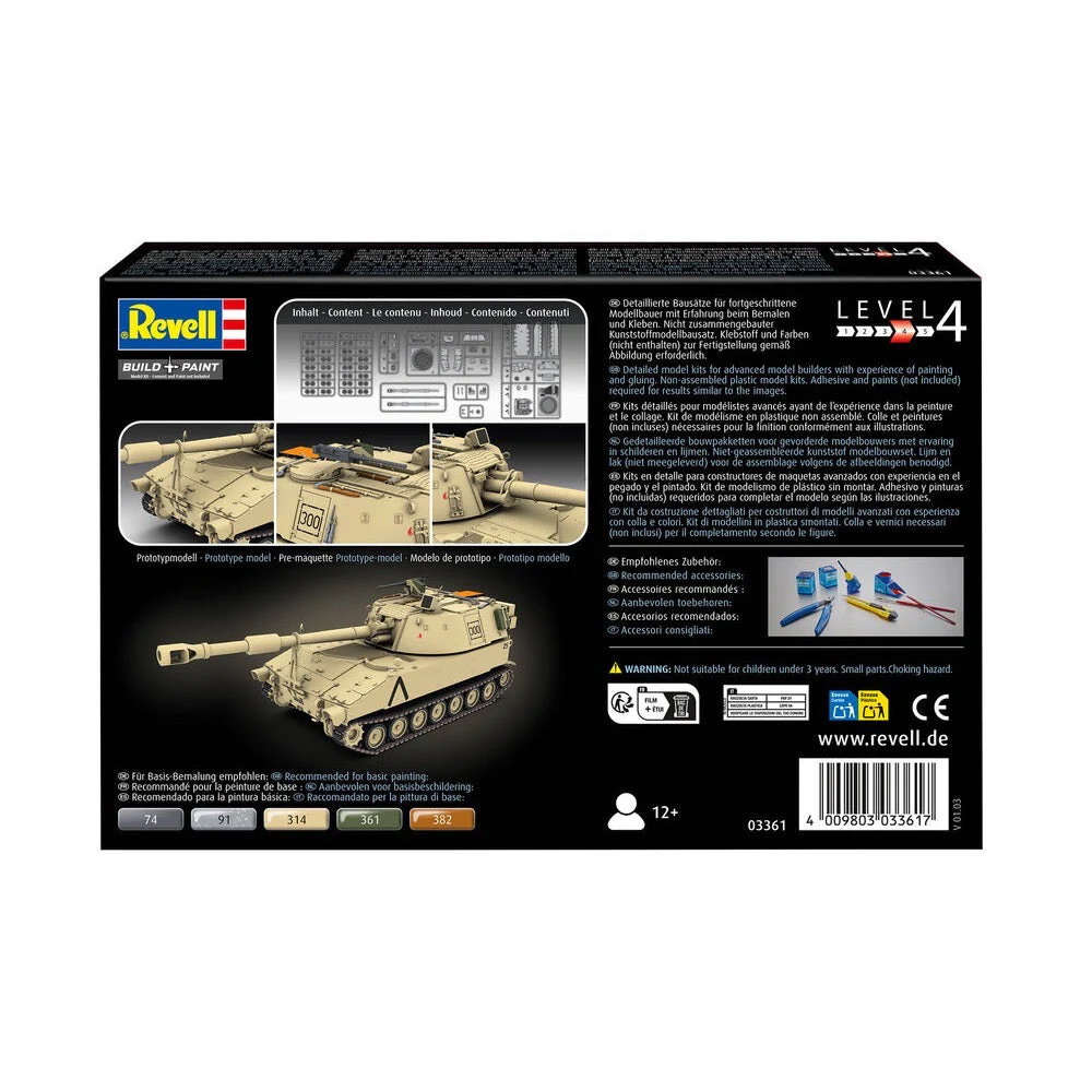 Revell 03361 1/72 US M109 A2 - Image 4