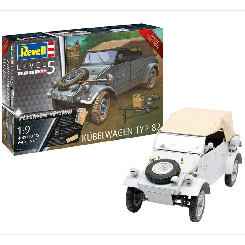 Revell 03500 1/9 Kubelwagen Type 82 Platinum Edition - Image 3