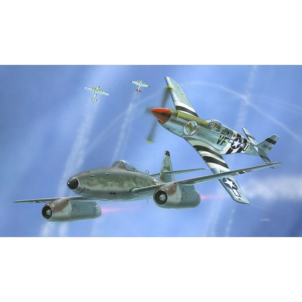 Revell 03711 1/72 Combat Set Me262 and P-51B - Image 6