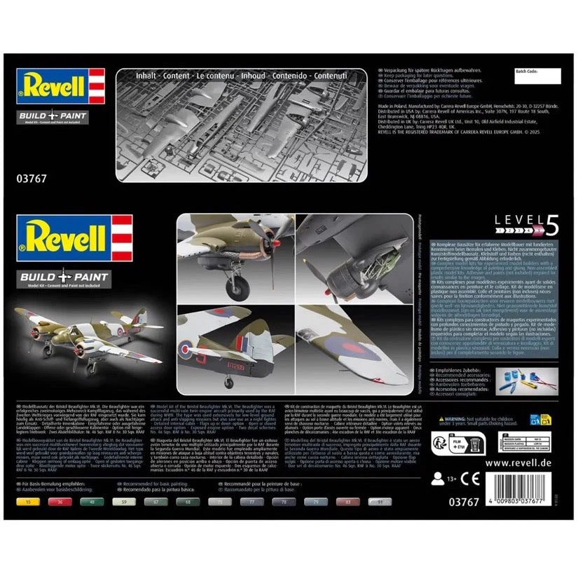 Revell 03767 1/48 Bristol Beaufighter Mk. VI - Image 16