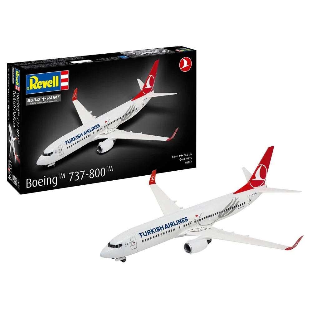 Revell 03772 1/144 Boeing 737-800 Turkish Airlines - Image 2