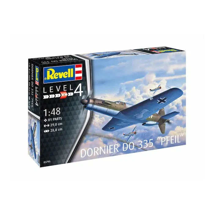 Revell 03795 1/48 Dornier D-335 Pfeil - Image 10
