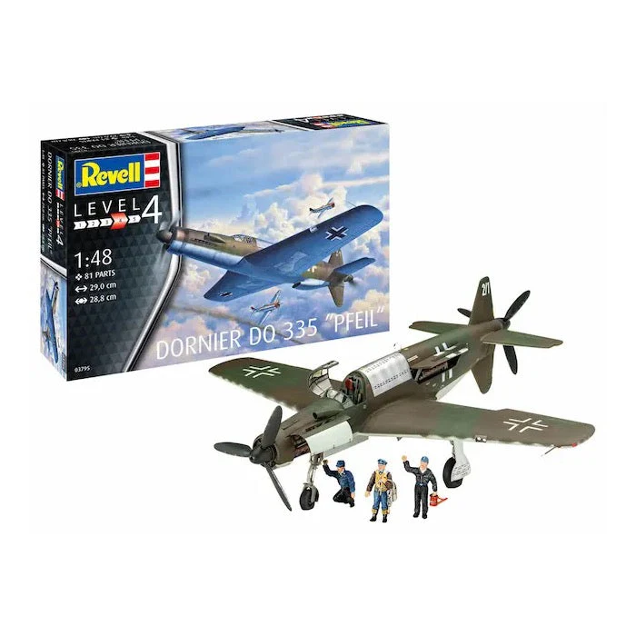 Revell 03795 1/48 Dornier D-335 Pfeil - Image 13