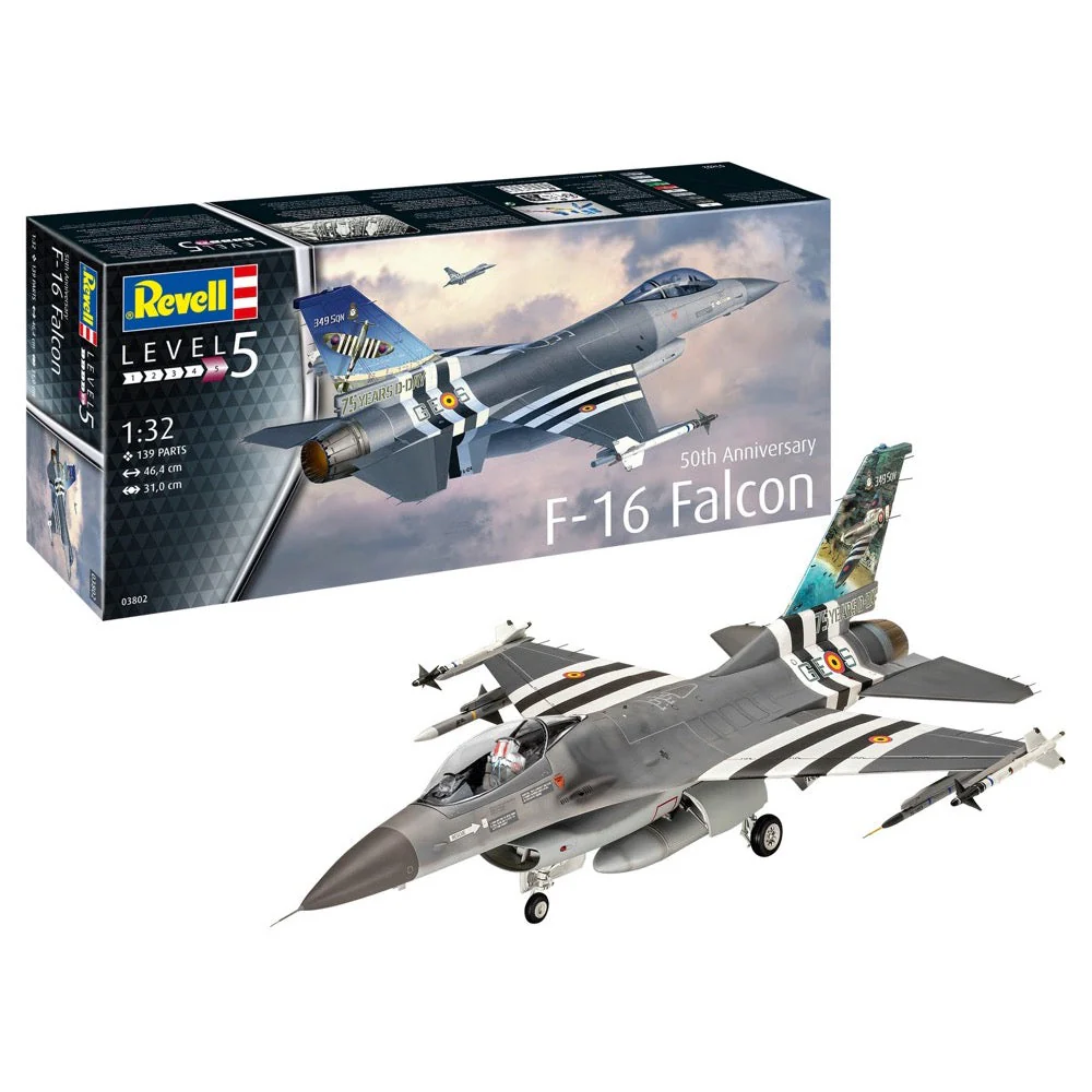 Revell 03802 1/32 F-16 Falcon 50th Anniversary - Image 3