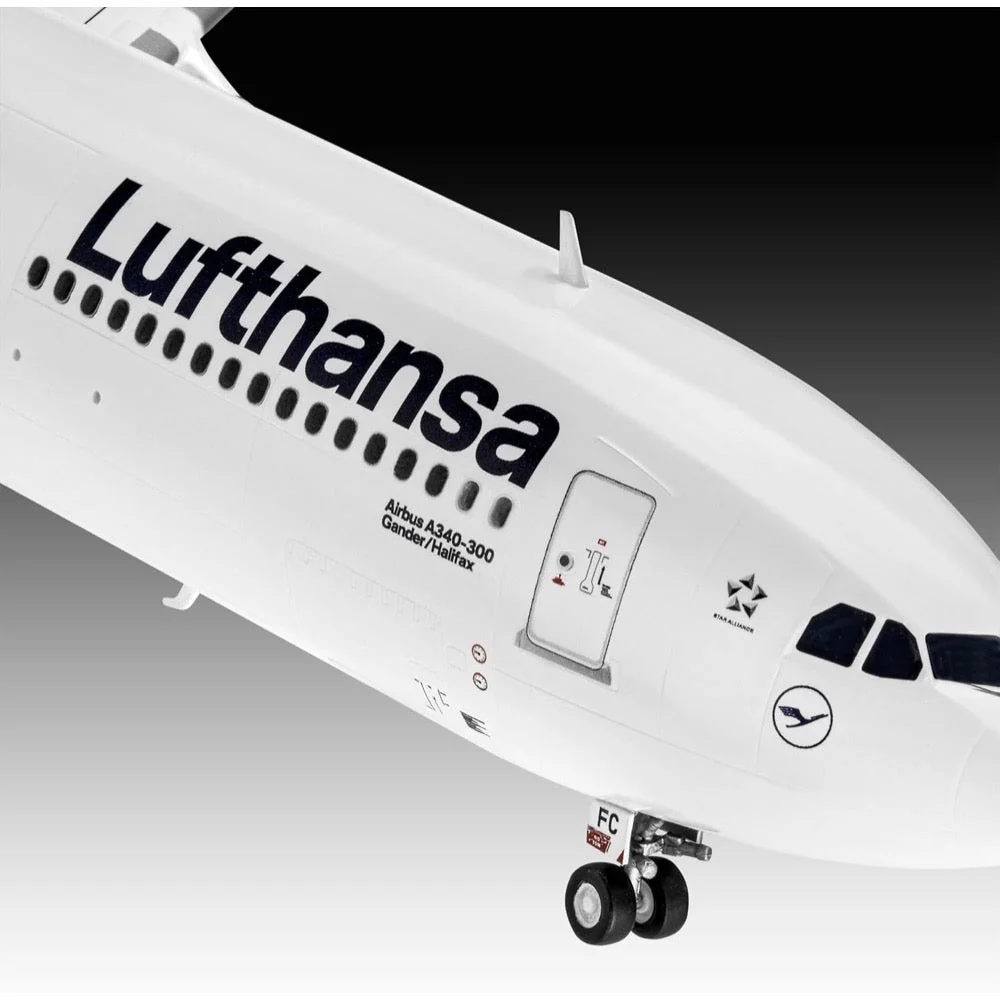 Revell 03803 1/144 Airbus A340-300 Lufthansa New Livery - Image 3
