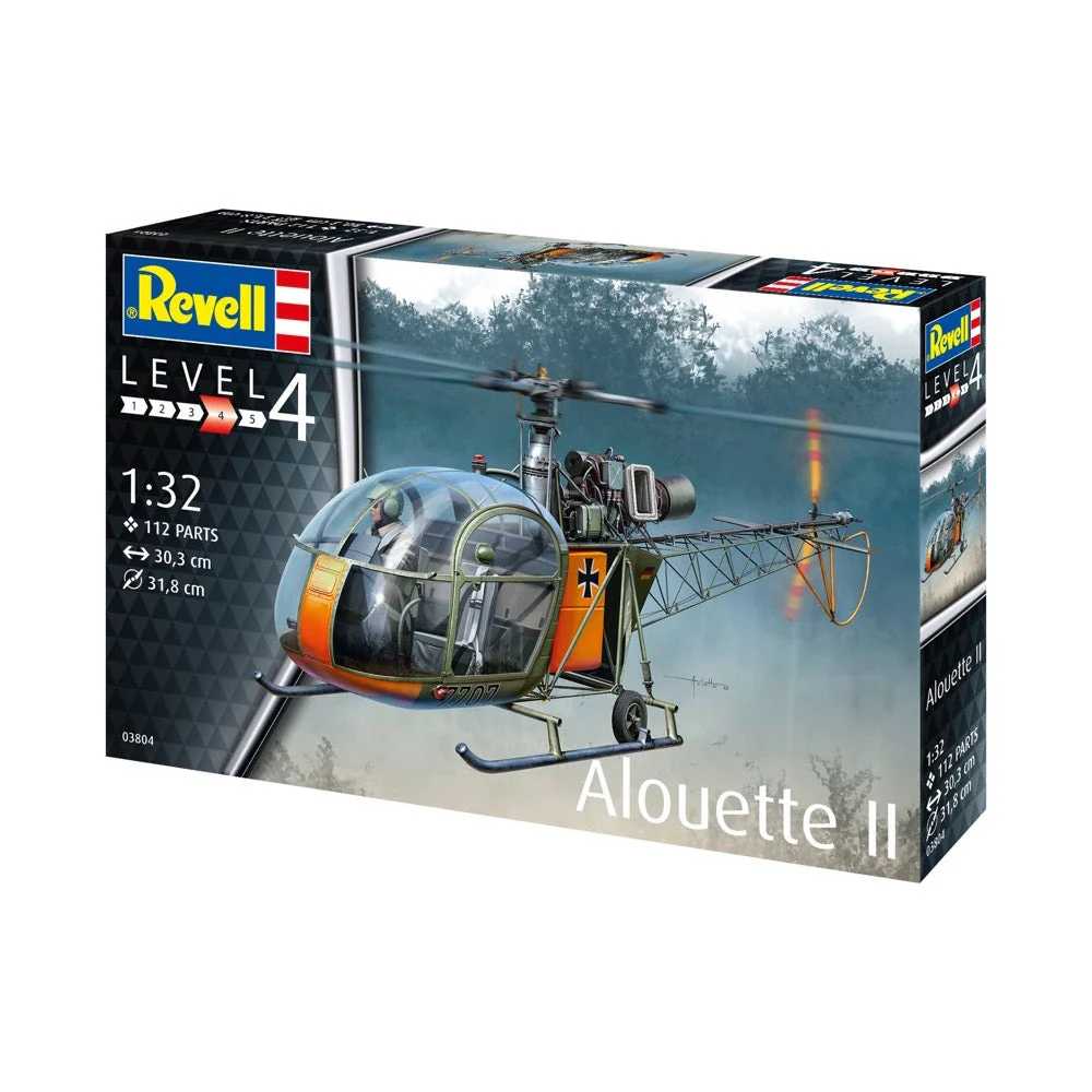 Revell 03804 1/32 Alouette II Helicopter - Image 10